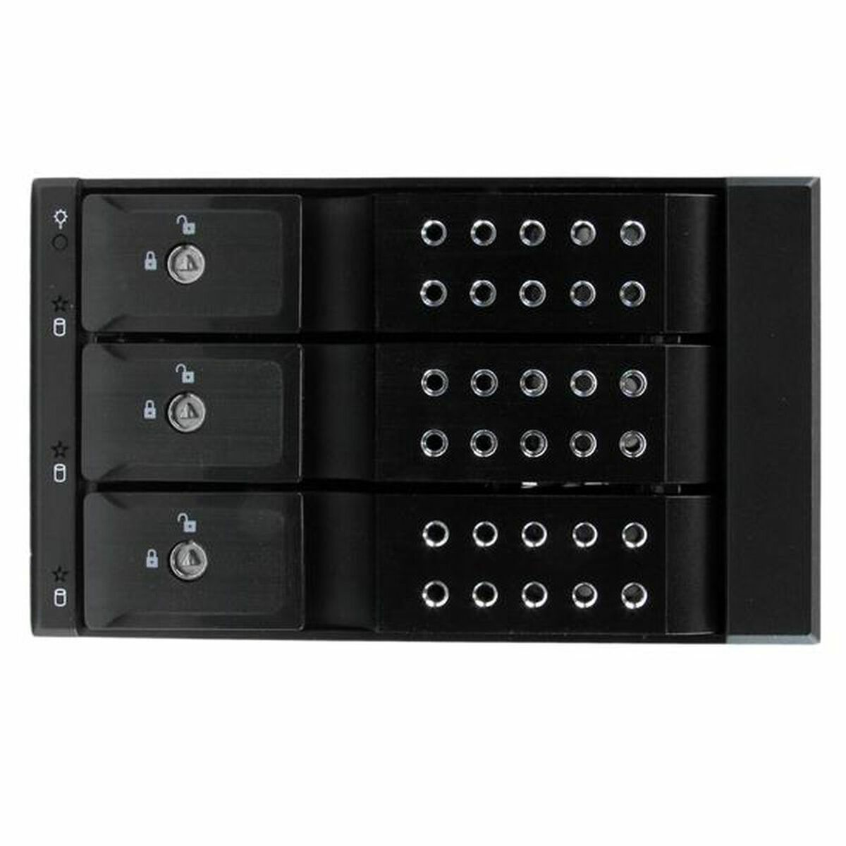 Rack Startech HSB3SATSASBA Sort 3,5" Bærbar